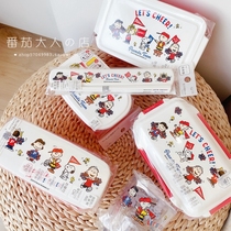 Spot Japan History Nubi Refuelling Cheerleading Team Series Box Lunch Box Chopsticks Water Cup Cutlery