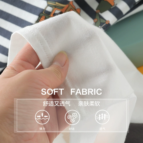 Хлопковая футболка с коротким рукавом для мальчиков, летняя детская летняя одежда, детская одежда