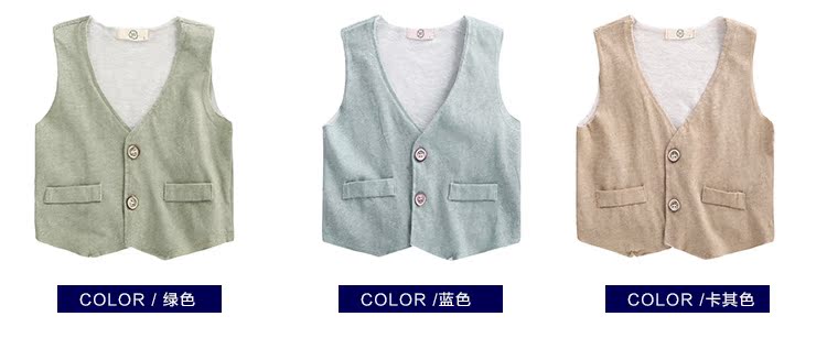 Gilet garcon en Toile de coton - Ref 2066987 Image 17