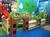 Library area combination toy cabinet early education kindergarten childrens storage rack cartoon shape finishing area corner cabinet QQ
