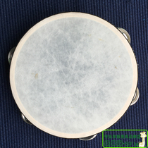 Childrens imitation sheepskin tambourine Orff musical instrument Xinjiang dance props tambourine primary school wood color tambourine