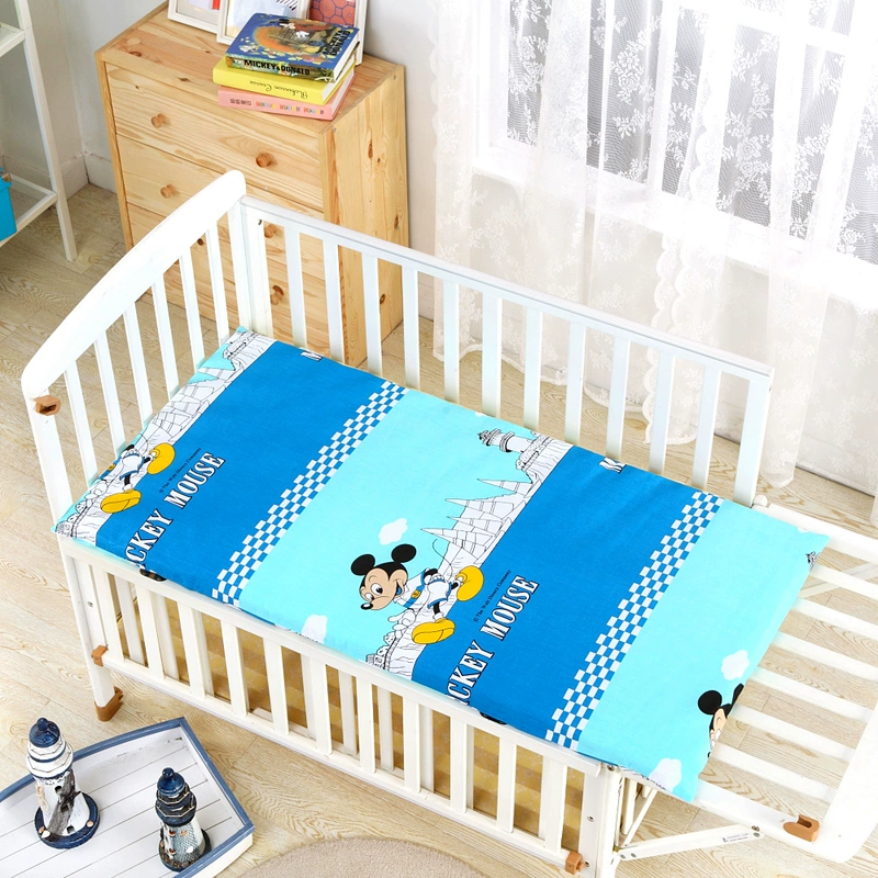 Kim Jin Lu dệt Mầm non trưa nghỉ chăn ba mảnh giường bông trẻ em 1.2 Mickey Castle - Bộ đồ giường trẻ em