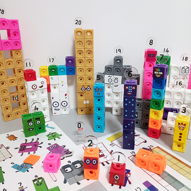Compatible with Numberblocks Digital Block Building Blocks, Digital Building Blocks, Enlightenment Children's Early Education Educational Toys, Gifts