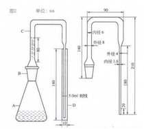 Arsenic salt detection device two-method Silver diethyldithiocarbamate method to measure Kun device