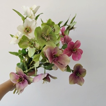 Handmade DIY Pink Rabbit Sunflower Emulation Christmas Rose Home Ornaments European-style Living-room Pendulum shooting props