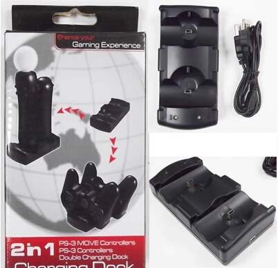 PS3 original fit wireless handlebar USB dual seat charge PS3 handle PS3move body feel handle charger