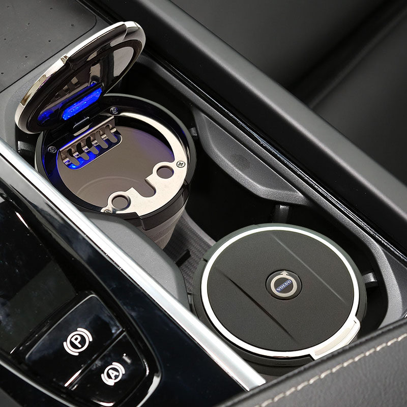 Volvo modified xc60 S90 xc90 v60 v90 S60 car ashtray with luminous interior supplies