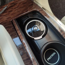16-23 Patrol y62 modified special car ashtray multi-function with night light ceramic bile can close the cover
