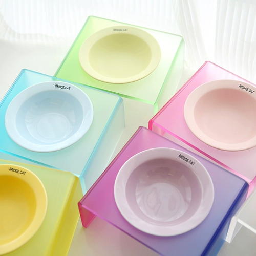 BD Bowl Ceramic Корейская летающая блюдца чаша вода для кошачья чаша для кошачья продукт горшок для домашних животных полки собачья чаша Джерси Акриловая чаша полки