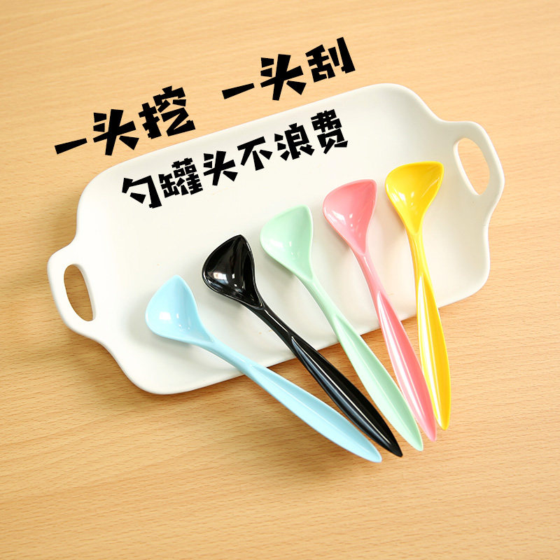 Hupp canning spoon dog food spoon long handle pet cat food spoon shovel puppies feeding one digging one scraping