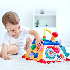 Игрушки сортировщики 日本toyroyal皇室玩具六面体益智玩具六面盒一岁宝宝百宝箱早教盒