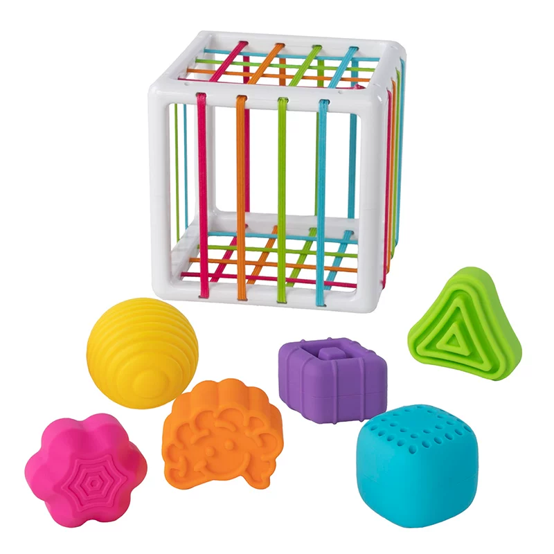 Rainbow cognitive children's box for early age, early education, 6-9 month