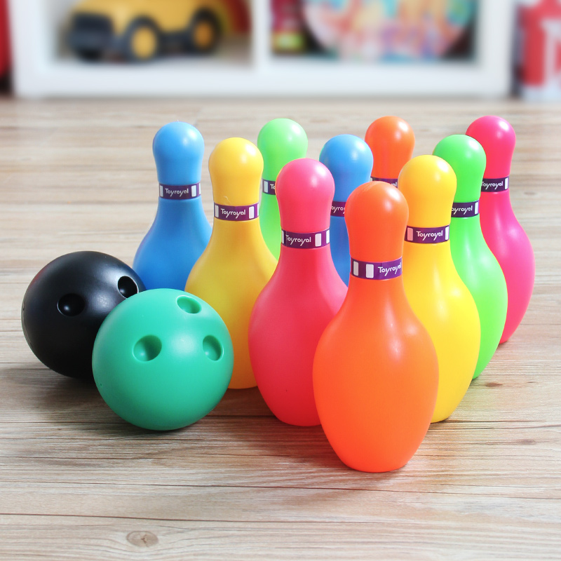 Toyroyal Japanese royal baby fitness bowling golf club set parent-child interaction