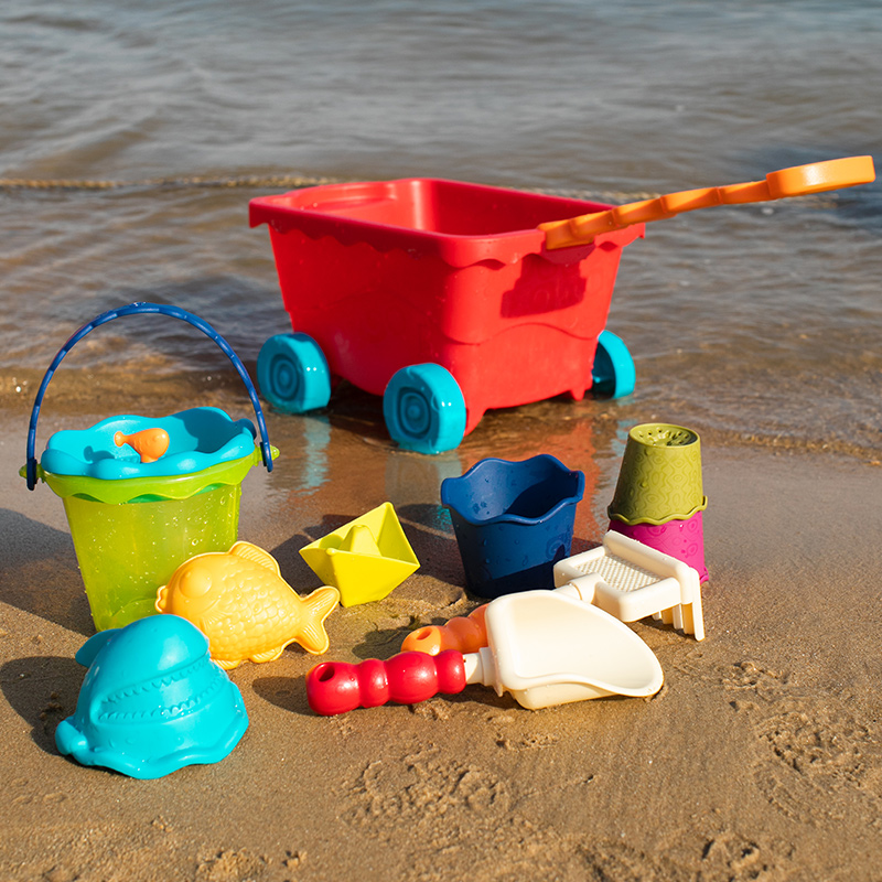 Billy B. Toys Kids Beach PlaySet Baby Splash Bucket Digging Sand Shovel Rake Play Sand Tools