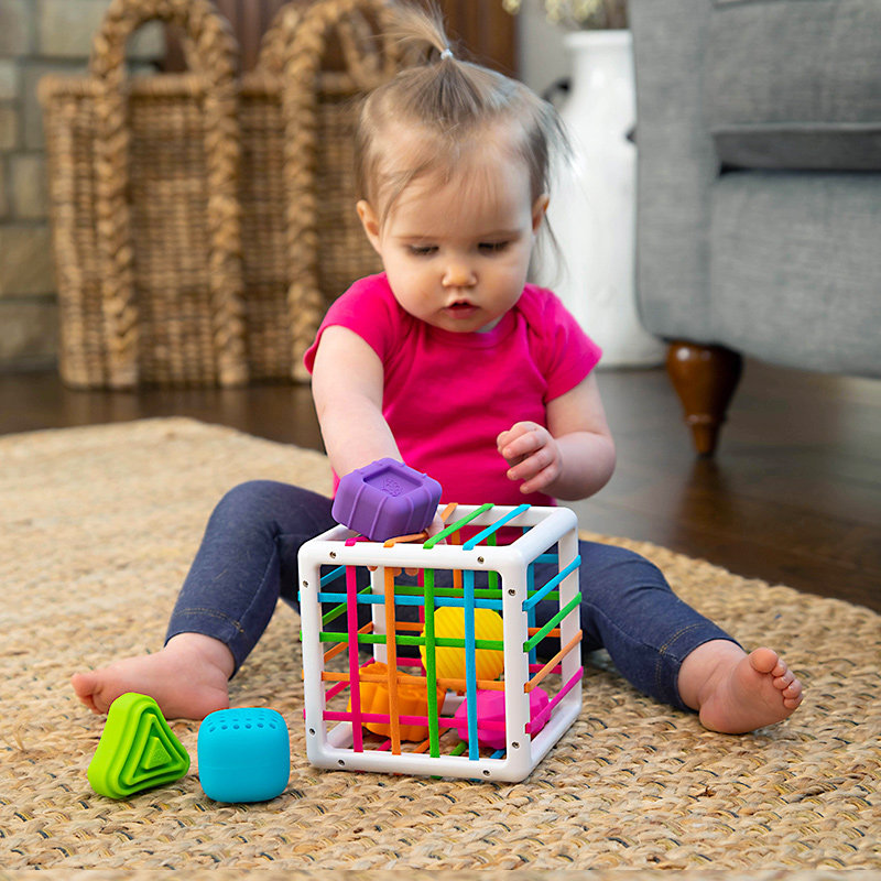 American Fat Brain Baby Puzzle Magic Cube Sesele Shape Cognition Baby Infant 1 Year Old Toys 1 year old