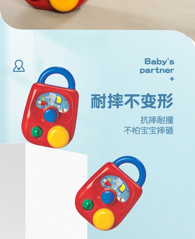 Музыкальные игрушки, шкатулки 英国tolo儿童手摇发条八音盒手提音乐盒玩具宝宝早教视听启蒙1岁3