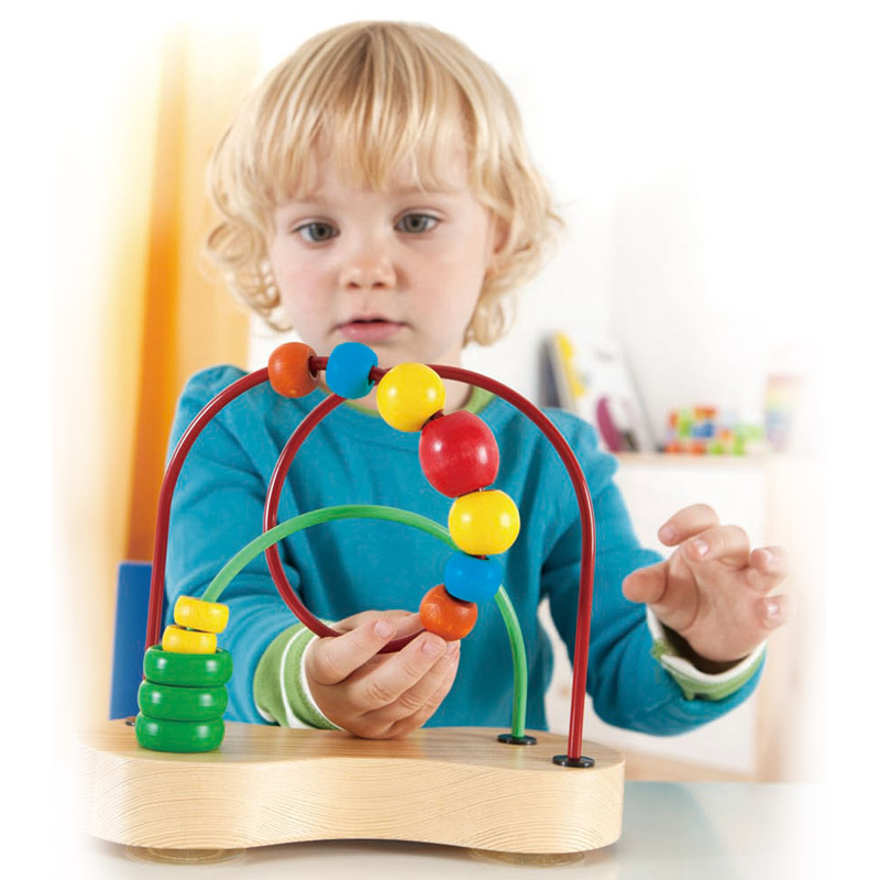 Hape Around Pearl Toy Children String Beads Training Dedicated to Puzzle Early Teaching Dining Table And Chairs Suction Cups for 6-9-12 Months-Taobao