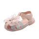 Children's Sandals Girls' Shoes 2024 Spring and Autumn New Korean Style Baby Summer Soft Soled Princess Shoes Medium and Large Children's Beach Shoes