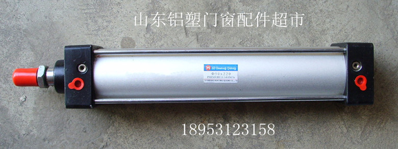 Precision saw cylinder 50 * 220 double head saw doors and windows equipment Double action square cylinder Brock aluminium alloy door and window machine