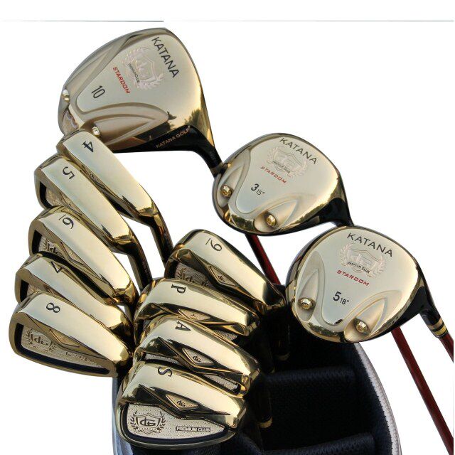 Golf club ladies full set of Japanese katana carbon ball bag samurai sword men's set of poles