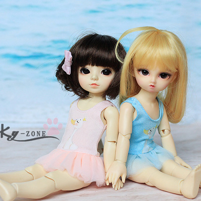 taobao agent BJD baby clothing 1/6bb YOSD can wear puffed yarn skirts and slim swimsuit dead warehouses (2 color incoming ~)