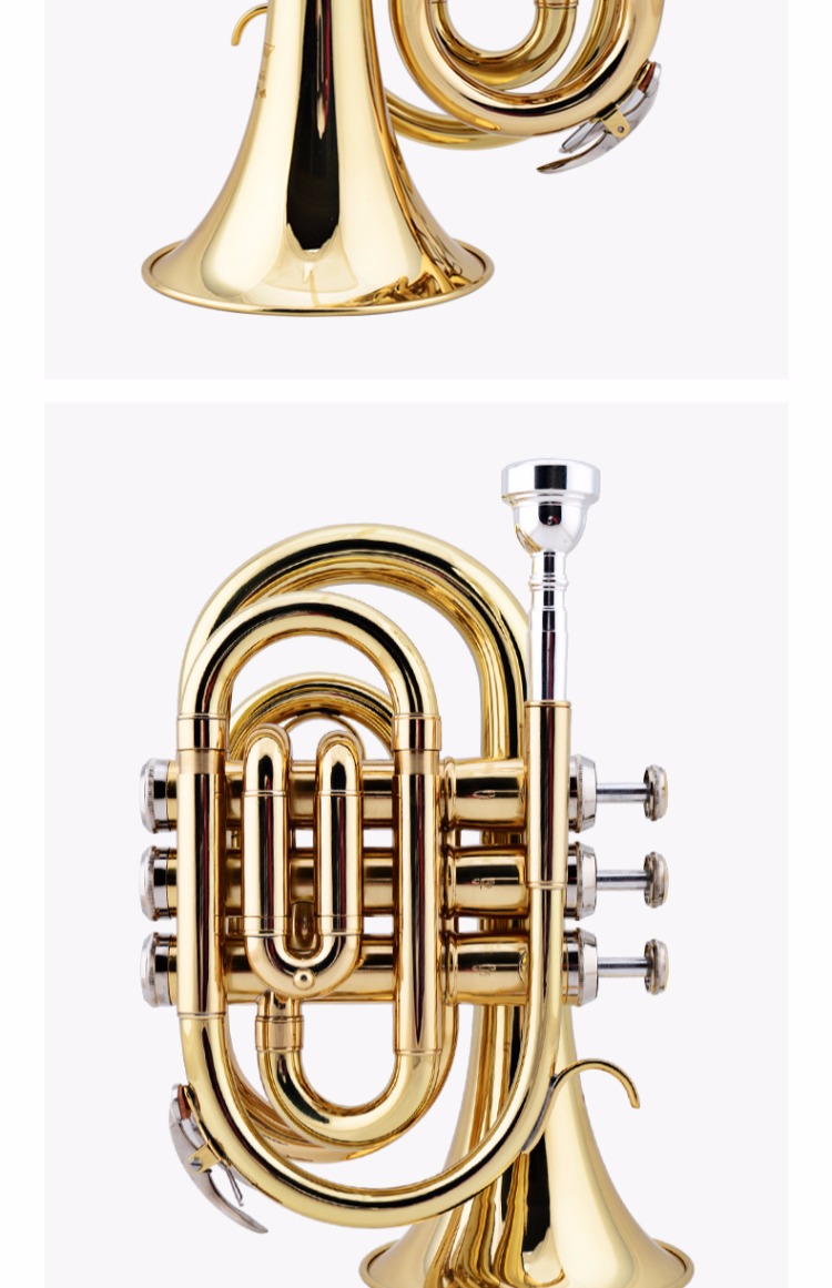 American JAZZOR Jazz Lang Hand Palm Portable B nhỏ Pocket Flat Brass Sản phẩm mới - Nhạc cụ phương Tây trống da