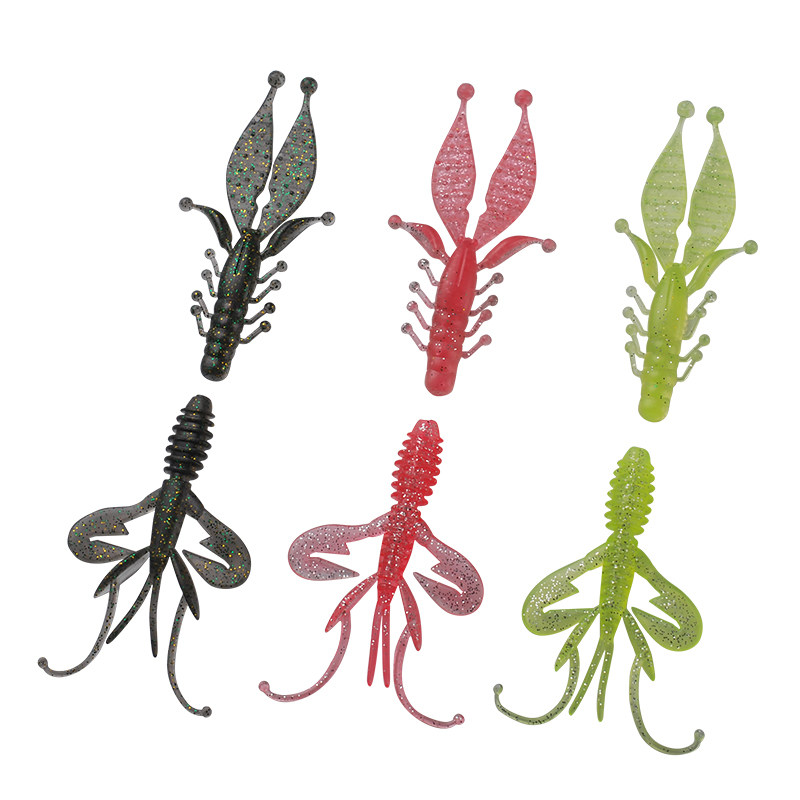 Comilonglua Soft Bait Set of Insects Bait Simulation of Soft Worm Lua Fishing Bait Freshwater Bait