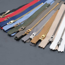 Jeans zipper No 3 metal all copper clothing accessories Bonus non-slip accessories Closed skirt zipper buckle