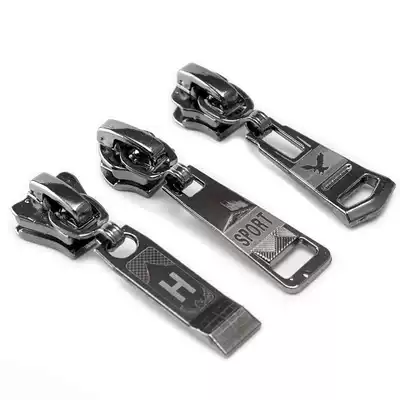 High-grade down jacket clothes bag zipper accessories pull head 5 metal nylon resin zipper pull lock head dividend