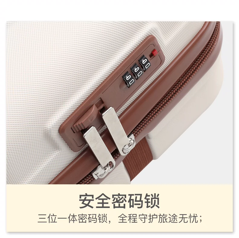 vali kéo du lich Gấu trang điểm hộp hành lý tay dễ thương hộp 14 -inch sinh viên hoạt động mật khẩu hộp nhẹ lưu trữ nhẹ của túi da nữ mua vali du lịch va li du lich cao cap