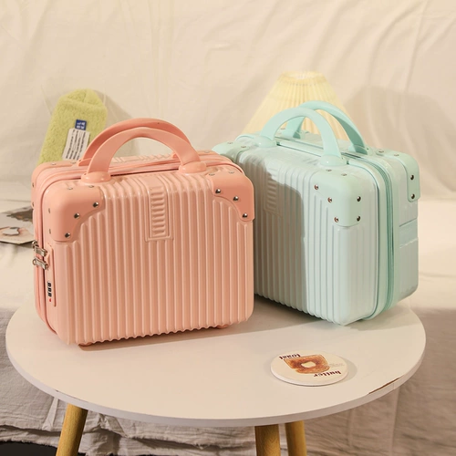 Милый портативный маленький чемодан, сумка-органайзер, сумка, 14 дюймов, 16 дюймов