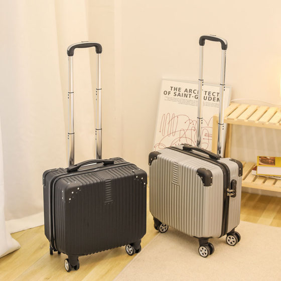 Small password suitcase men and women light luggage 18 inch boarding case universal wheel trolley case small suitcase cute