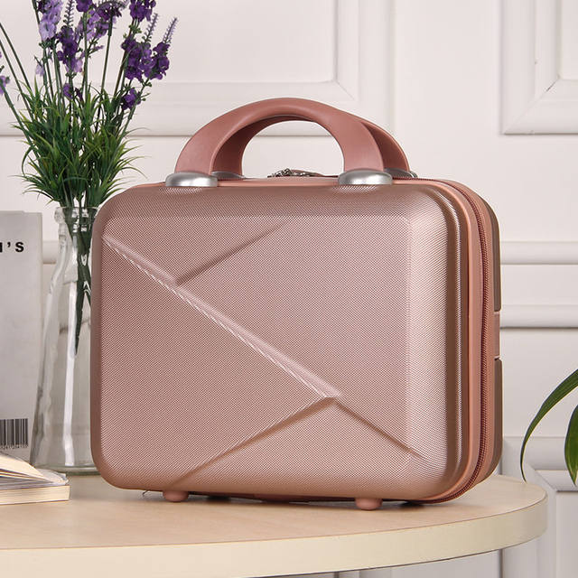 Korean fashion suitcase small suitcase women's 14-inch portable cosmetic bag 16-inch computer bag mini suitcase