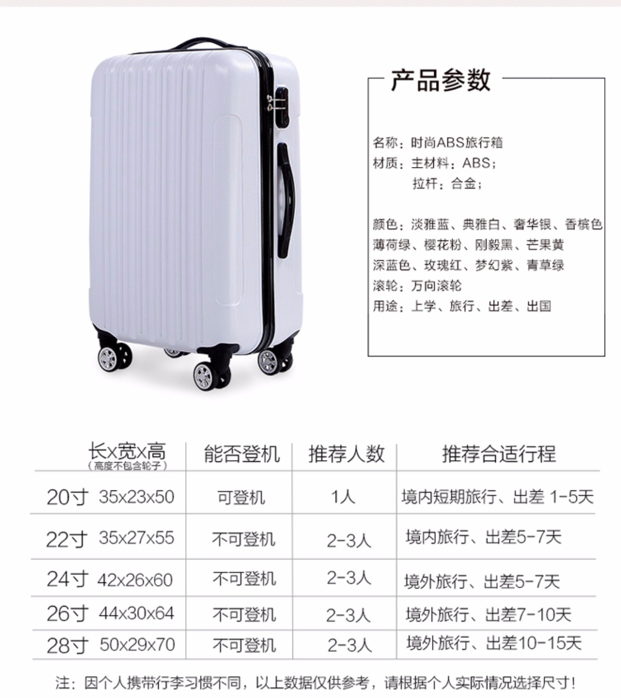 Sinh viên 24 inch hành lý phổ quát bánh xe đòn bẩy nữ phiên bản Hàn Quốc của vali nhỏ 20 inch tươi mở hộp da trường học - Va li vali kéo trẻ em