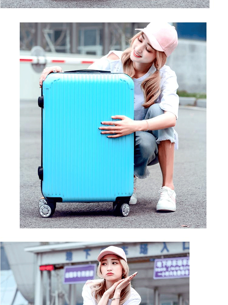 Bánh xe đẩy đa năng 20 inch hành lý du lịch 24 inch nam và nữ sinh viên khóa hành lý hộp da hộp lớn vali vải