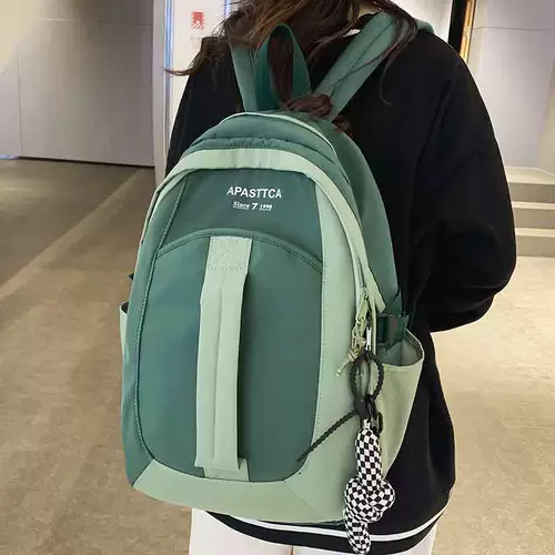 Ранец, модная сумка через плечо, универсальный вместительный и большой рюкзак, для средней школы, в корейском стиле, подходит для подростков, подходит для студента