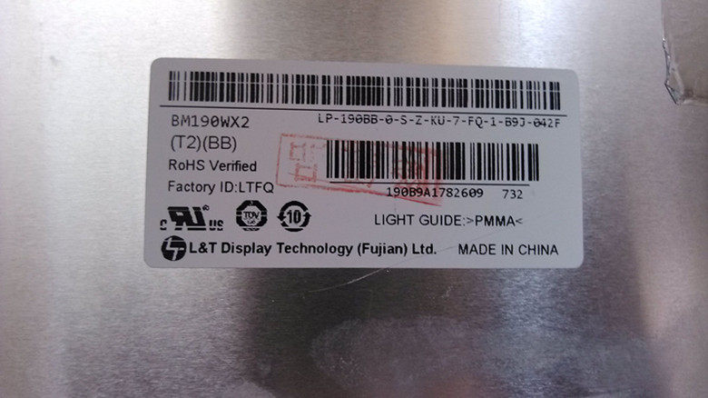 BM190WX2-T2BB BM190WX2 LG19 0 inch LED domestic