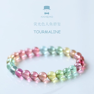 Браслет Gentleman Cat MEMO Crystal Collection Mermaid с флуоресцентным турмалином