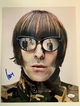 Oasis Oasis LIAM GALLAGHER LIAM GALLAGHER autographed photo certificate