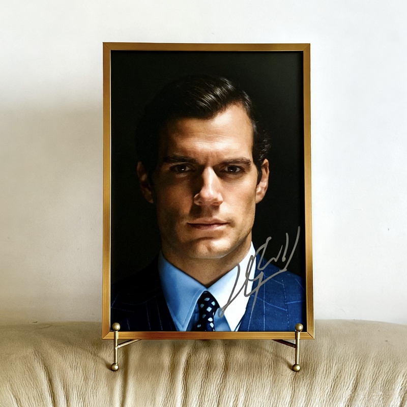 Superman Henry Cavill Autographed Photo with Frame # 1 Superman Henry Cavill Autographed Photo with Frame # 1
