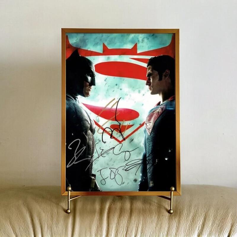 Batman V Superman Ben Affleck Henry Cavill Gal Gadot Autographed Photo # Batman V Superman Ben Affleck Henry Cavill Gal Gadot Autographed Photo #