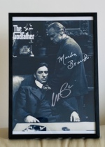 The Godfather Marlon Brando Al Pacino Al Pacino signature photo
