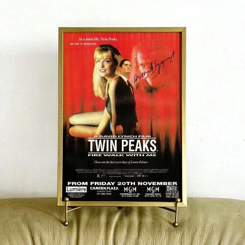 Twin Peaks: Twin Peaks with Me Along the Way David Lynch David Lynch Signed Photo with Frame