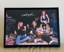 GUNS N ROSES Gunflower Band Appetite For Destruction Signature Photo
