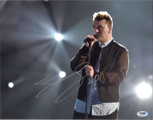 Сэм Смит Сэм Смит, подписанный сертификат вложения фото