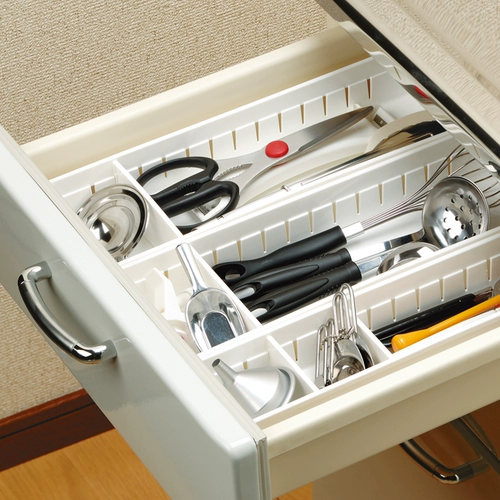 Японская импортная коробка для хранения для ящиков, система хранения, ящик для хранения, регулируемая перегородка для ящика, сортировка