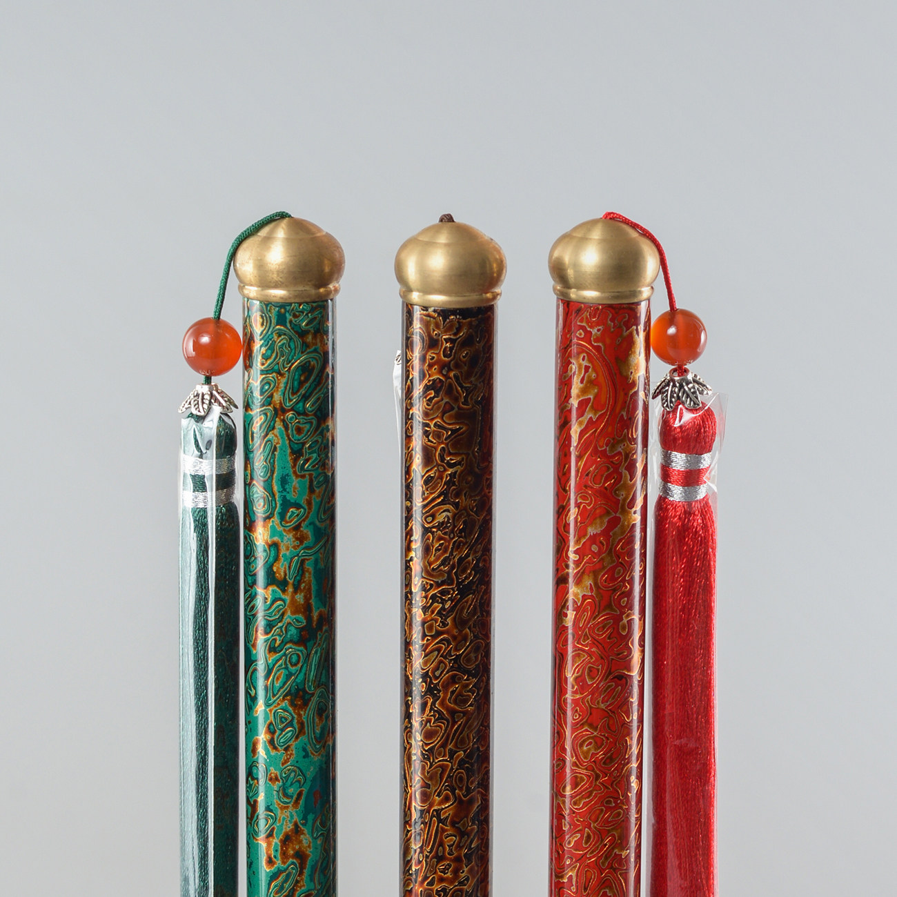 Large lacquer incense pot burning incense literati Zen utensils tea ceremony Rhinoceros lacquer ware