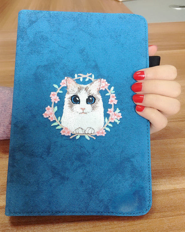 2020 new ipad protective case A2270 rotating tablet jacket pro10 5air3 pen slot card 9 7 inches 10 2