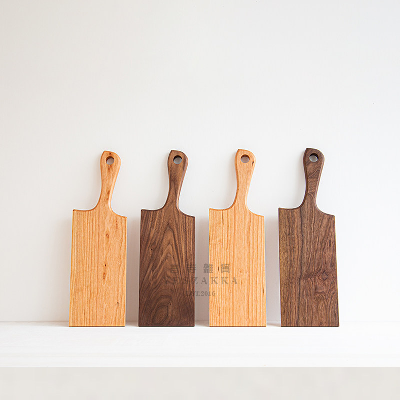 Talking Temple Groceries-Home Day Style Black Walnuts Pickle with solid wood Cherry Wood Pizza Bread Western Dining Tray
