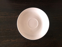 Special price rare Jingdezhen Cultural Revolution Weimin Porcelain Factory 678 porcelain pure white high white mud glaze porcelain saucer cup holder Bao Lao